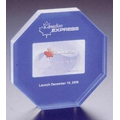 Entrapment Plaque w/ Blue Background & 1 Color Print Frame (6"x6"x7/8")